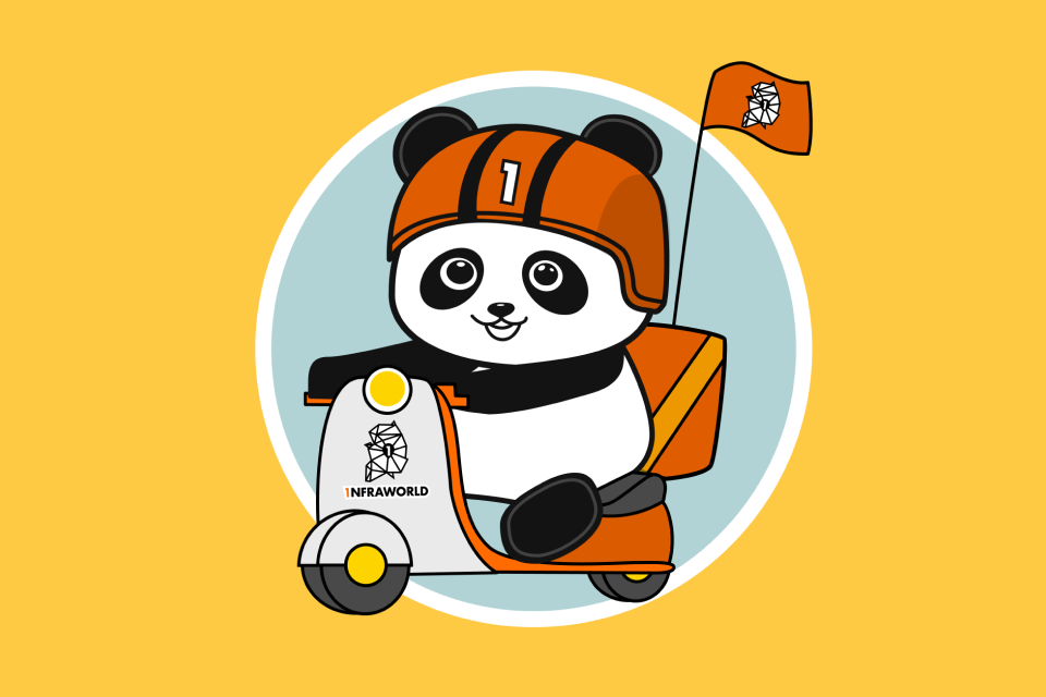 인프라월드 배달앱 캐릭터